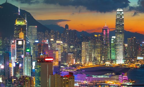 Strip Dancers in Hong Kong